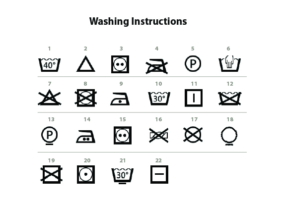 washing instructions